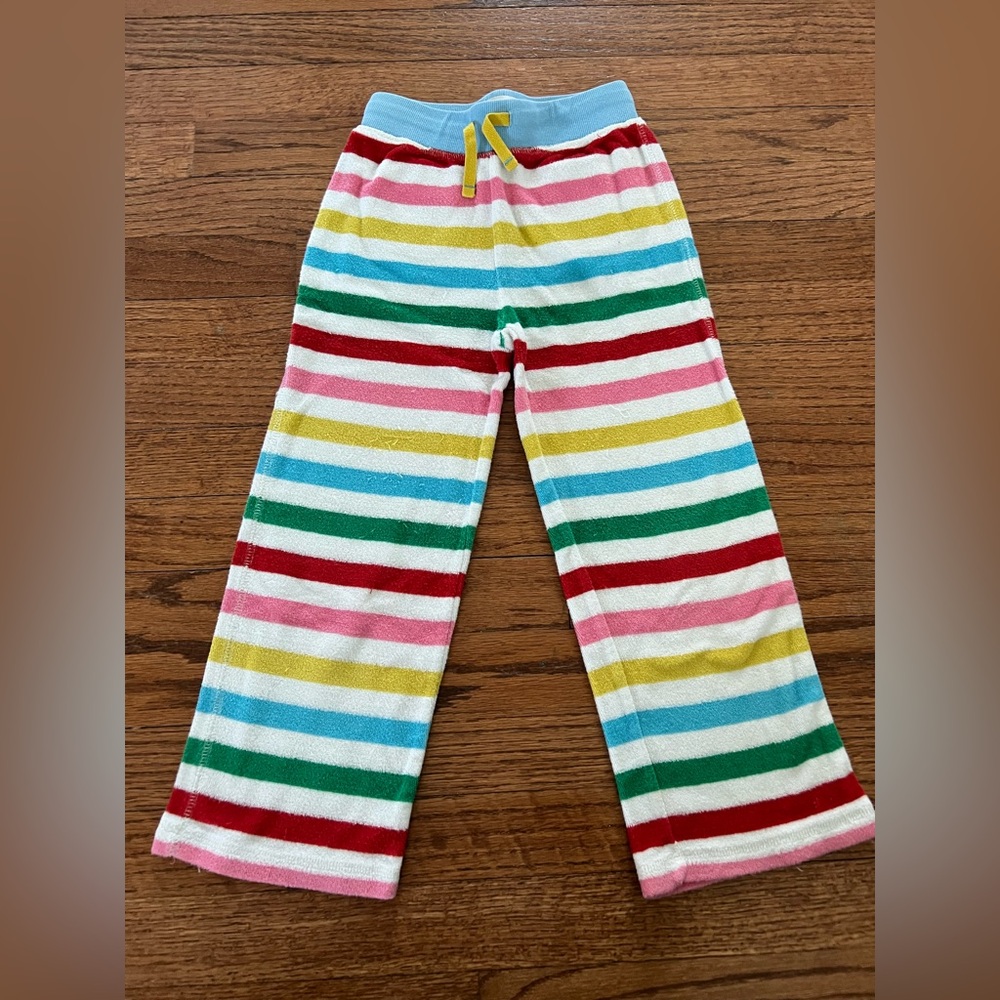 Mini Boden Kids Rainbow Stripe Pants - Multi-Color 6Y